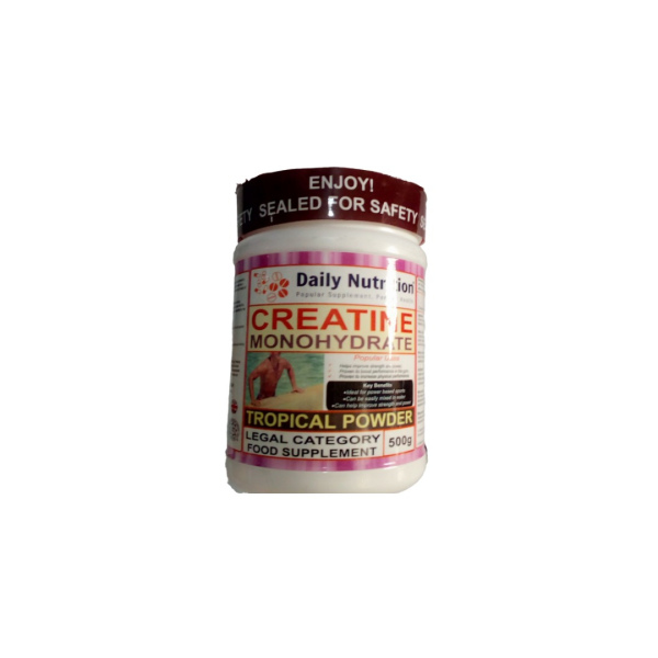 Daily Nutrition Creatine Monohydrate 500g - Tropical Powder