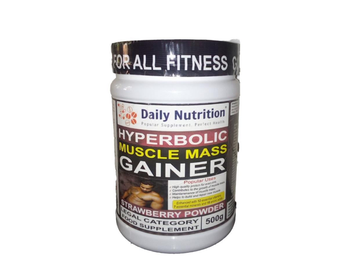 Hyperbolic Mass Gainer Strawberry Flavour