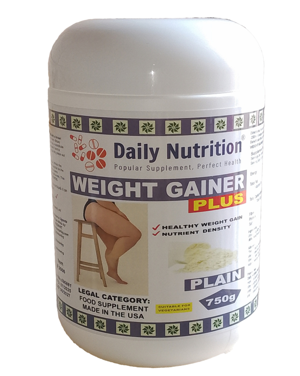 Weight Gainer Unflavoured 750g