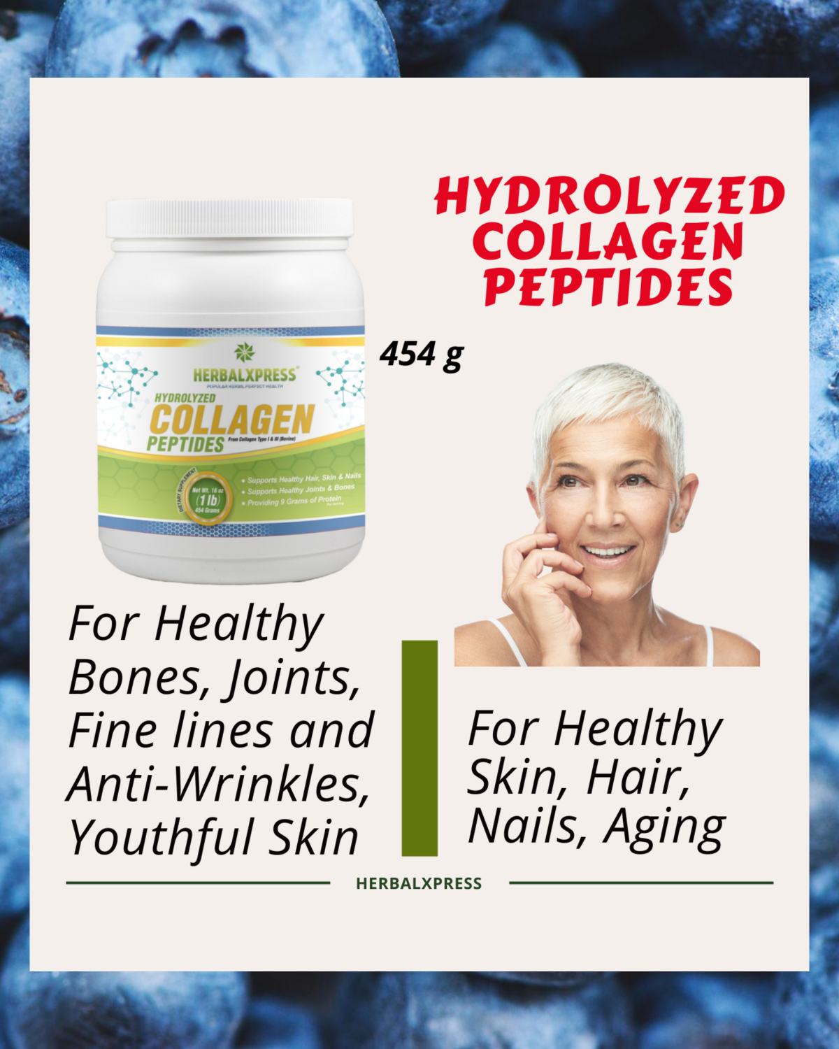 Hydrolyzed Collagen Peptides Powder 