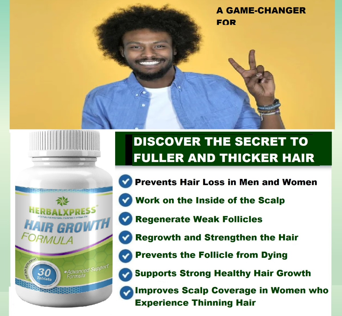 Hair Growth Formula - Anti-Hair Loss