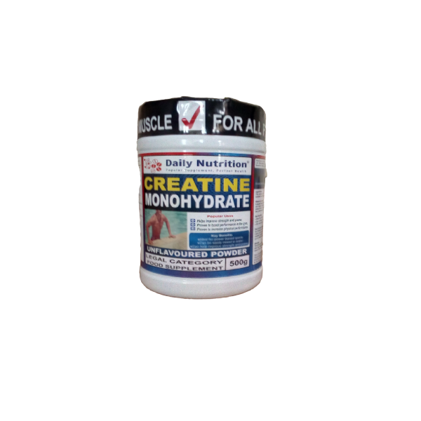 Daily Nutrition Creatine Monohydrate 500g Unflavoured