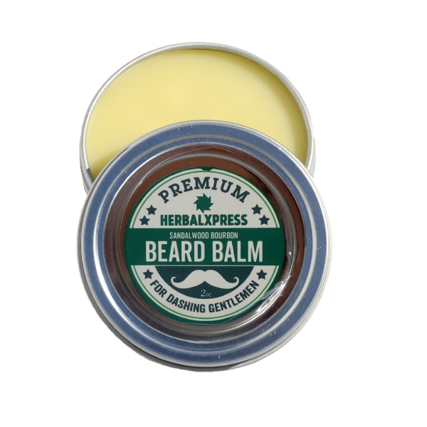 Herbalxpress Beard Balm - Sandalwood Bourbon Scent