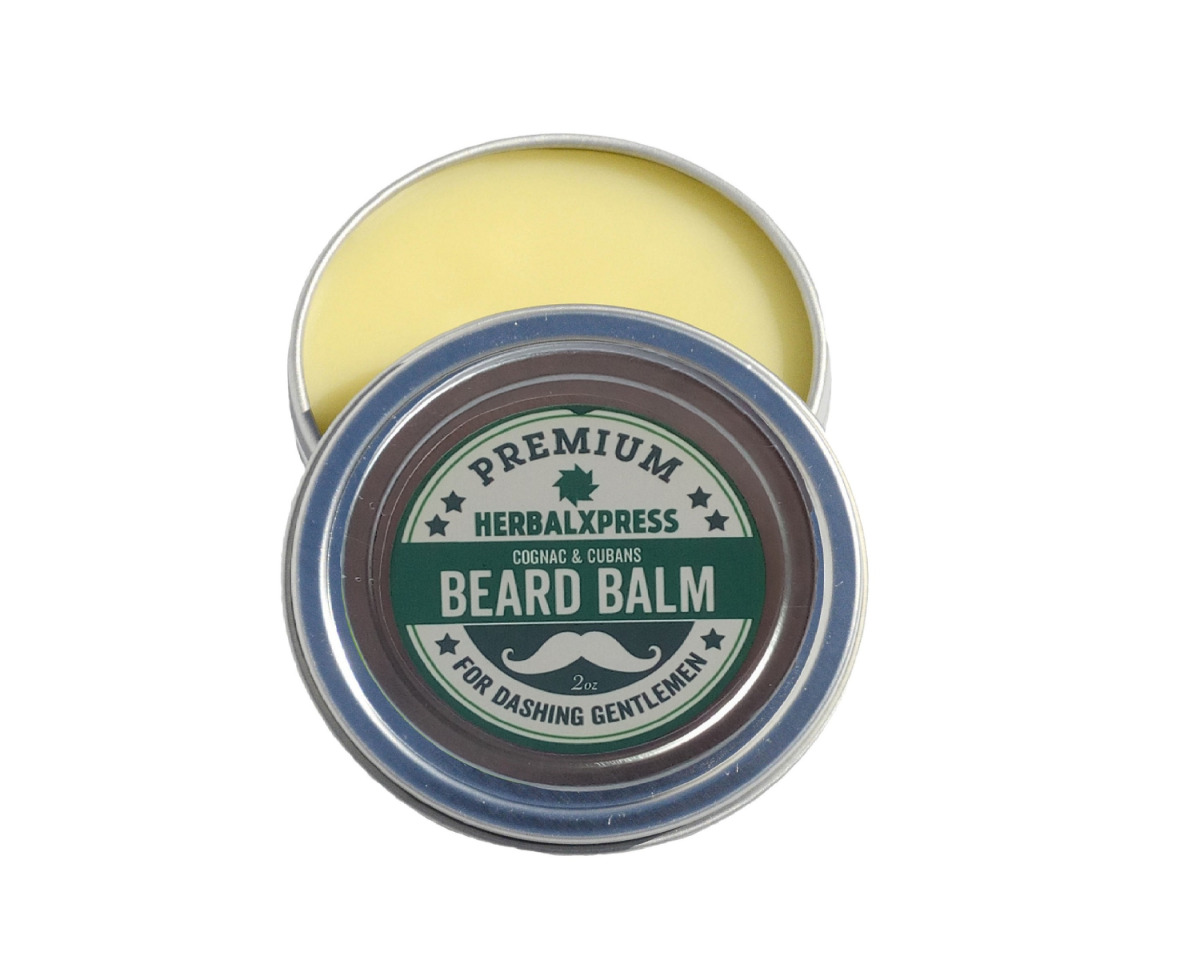 Premium Beard Balm Cognac And Cubans Scent