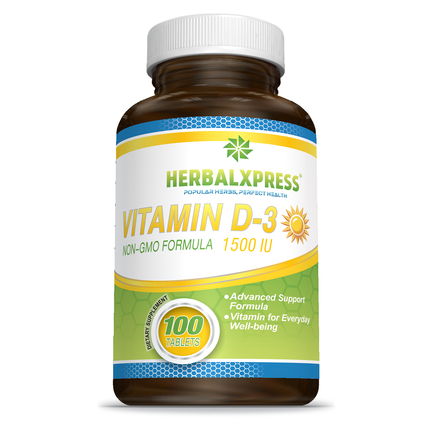 Vitamin D-3 (as Cholecalciferol) 1,500 IU